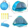 imageMonobeach Baby Beach Tent Pop Up Portable Shade Pool UV Protection Sun Shelter for Infant01 Blue Baby Beach Tent