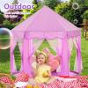 imageMonobeach Princess Tent Girls Unicorn Large Playhouse Kids Castle Play Tent with Star Lights Gift Toy for Children Indoor and Outdoor Games 55 x 53 DxH05 Purple Tent with Little Star Lights
