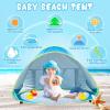 imageMonobeach Baby Beach Tent Pop Up Portable Shade Pool UPF50 UV Protection Sun Shelter for Infant with Easy Set Up Canopy Pink Beach Tent01 Blue Baby Beach Tent