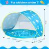 imageMonobeach Baby Beach Tent Pop Up Portable Shade Pool UPF50 UV Protection Sun Shelter for Infant with Easy Set Up Canopy Pink Beach Tent07 Ocean Beach Tent